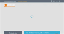 Desktop Screenshot of compagnonsdutourdefrance.org